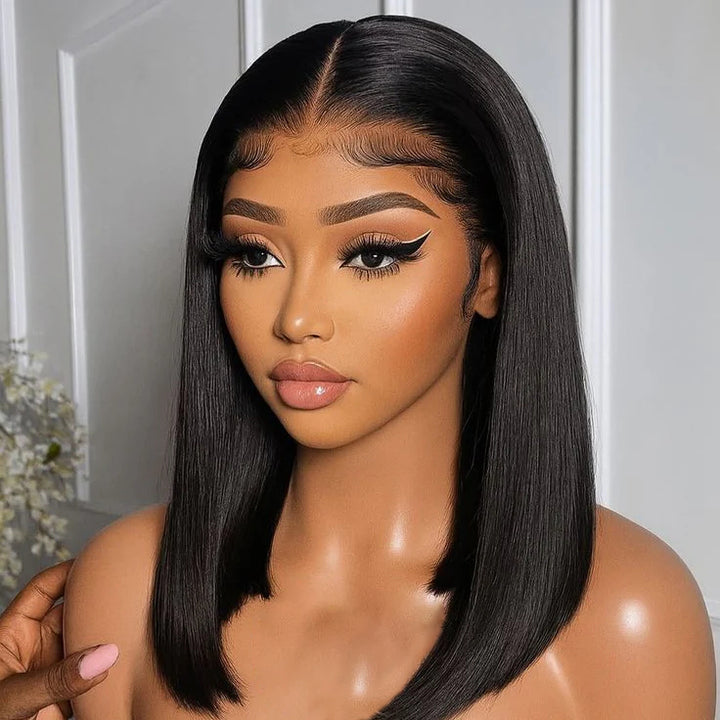 Raw Vietnam Hair SDD Glueless 13X4 Full Frontal Bob Wig