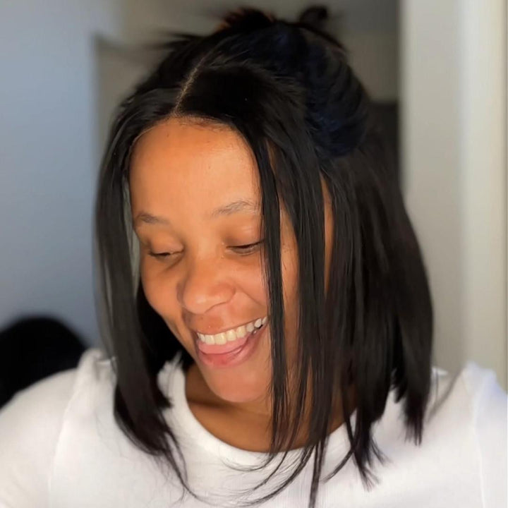 Recommended by Dr&amp;Mrs_Cannes Vietnam Raw Hair Glueless 5X5 Lace Closure Wig Bone Straight
