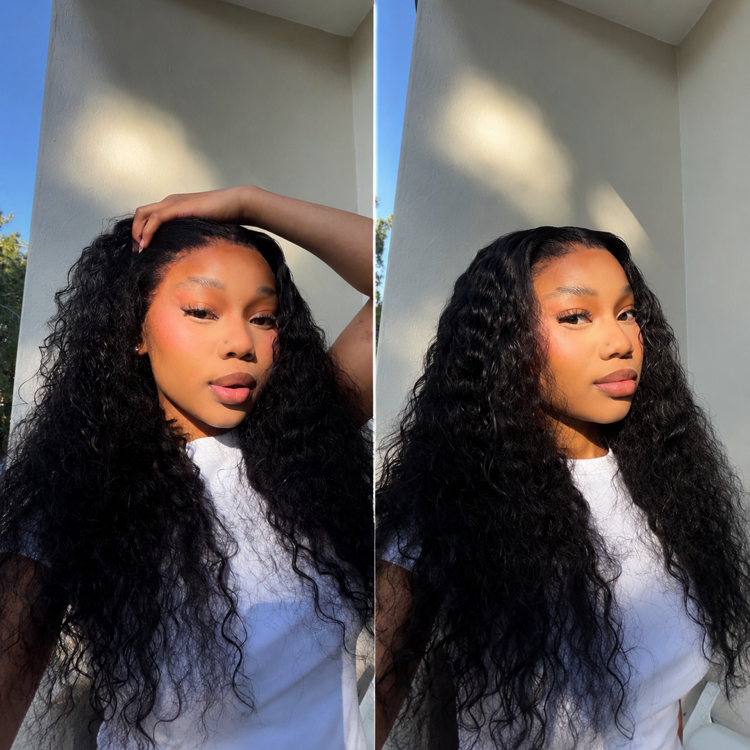Update Invisi Strap 360 Full Lace 300% Density Wig Water Wave