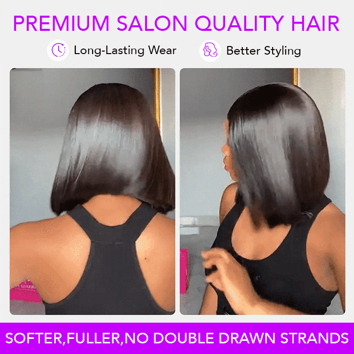 Vietnam Raw Hair SDD Bone Straight Full Frontal 13x4 Lace Wig Pre Plucked