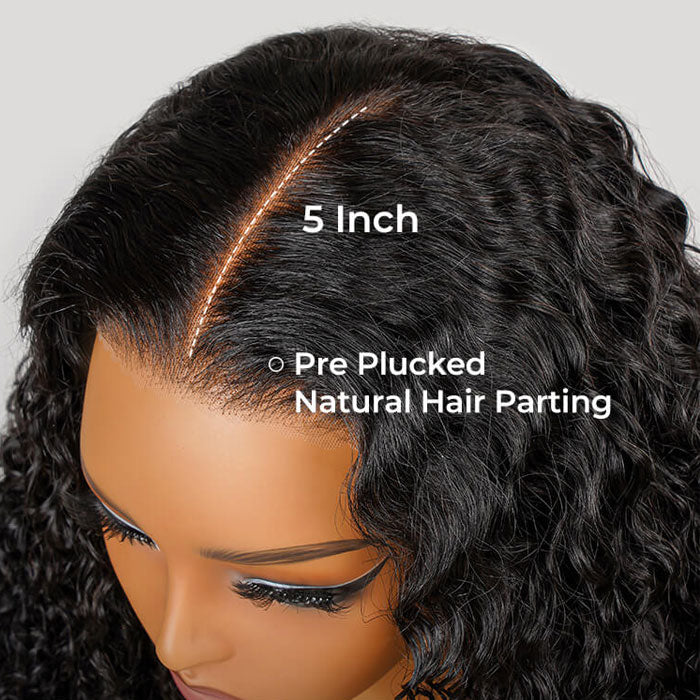Vietnam Raw Hair SDD Burmese Curly 5X5 Glueless Lace Wig