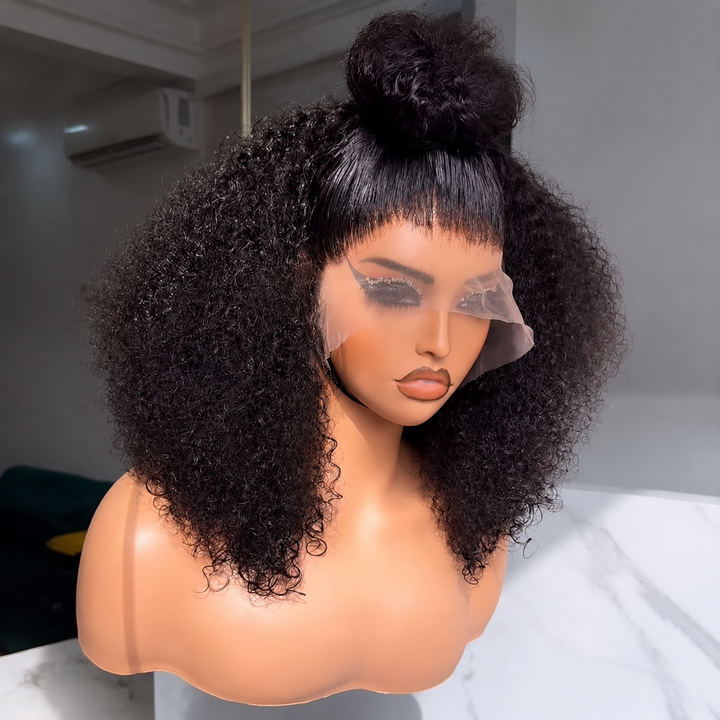 Anne Rose Afro Curls 13X4 Frontal Wig Big Hair Volume For Thick Hair Fans