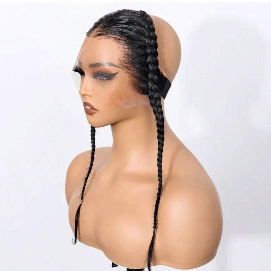Boho Braids Straight Gele Frontal Prefect Hairline Edges For Headband Wig