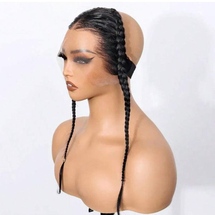 Boho Braids Straight Gele Frontal Prefect Hairline Edges For Headband Wig