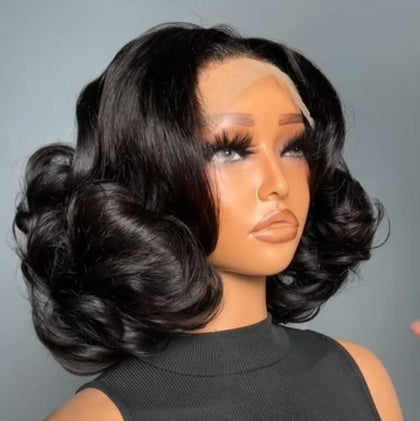 2026 New in Vietnam Raw Hair Glueless Loose Bouncy Short Wig