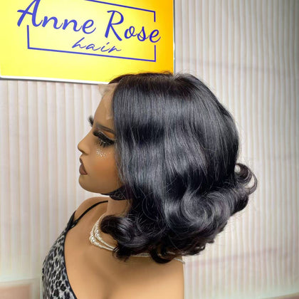 2026 New in Vietnam Raw Hair Glueless Loose Bouncy Short Wig