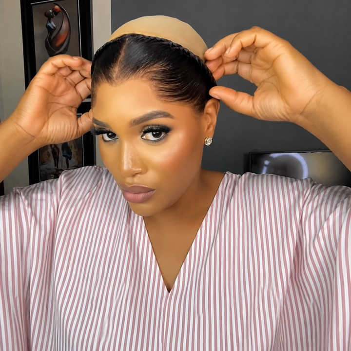 Boho Braids Straight Gele Frontal Prefect Hairline Edges For Headband Wig
