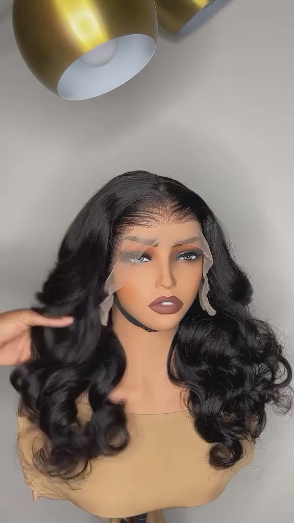 2026 New Raw Hair SDD Rolled Luxury Bouncy Curls Glueless Full Frontal 13x4 Lace Wig