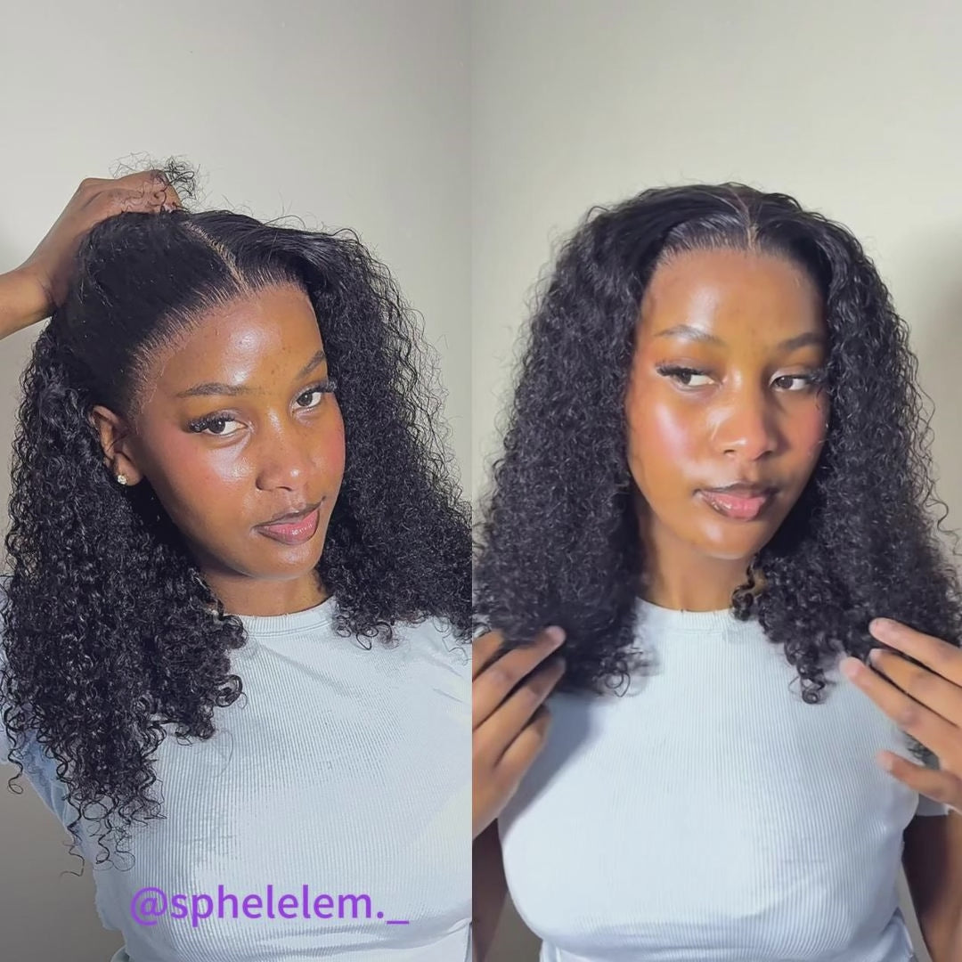 New SDD Vietnam Raw Hair Layer Pixie Curls Glueless Lace Bob Wig Pre Plucked