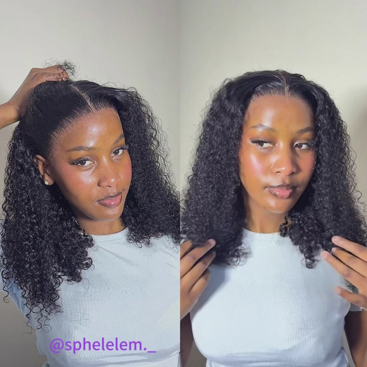New SDD Vietnam Raw Hair Layer Pixie Curls Glueless Lace Bob Wig Pre Plucked