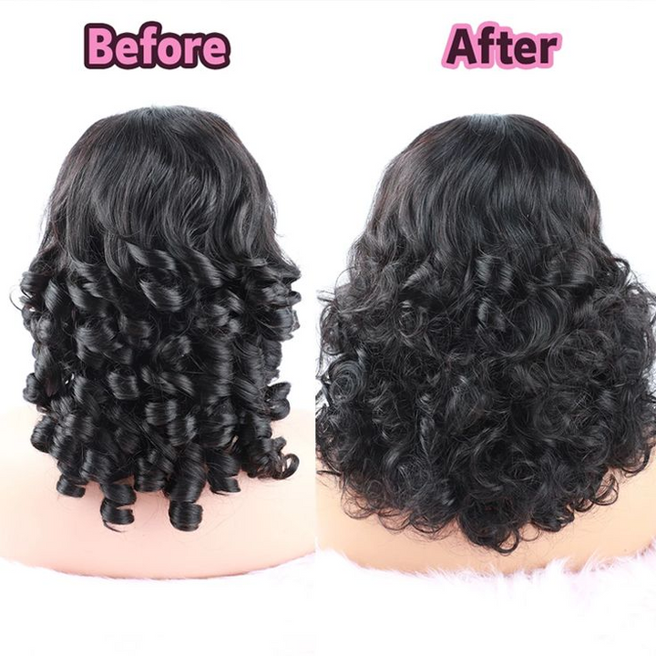 2026 New Raw Hair SDD Rolled Luxury Bouncy Curls Glueless Full Frontal 13x4 Lace Wig