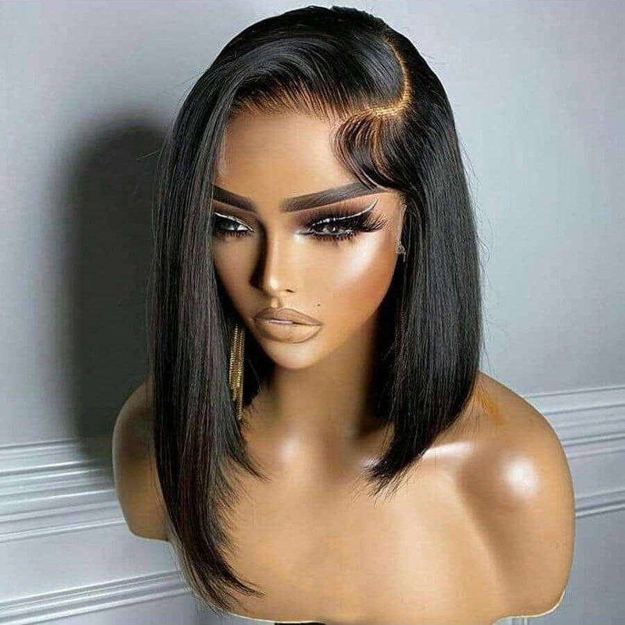 Raw Vietnam Hair SDD Glueless 13X4 Full Frontal Bob Wig